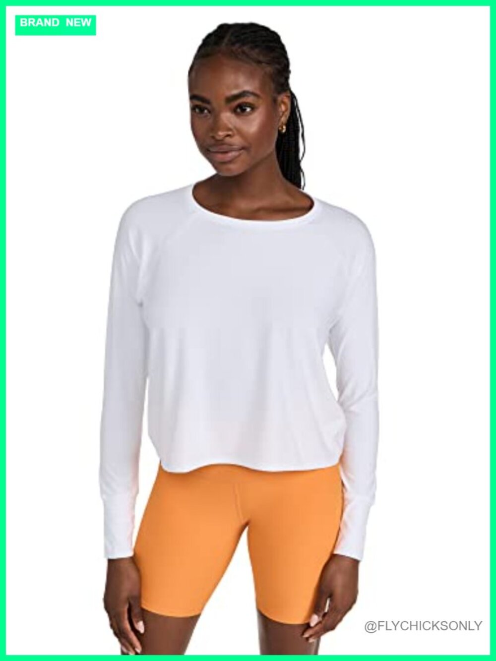 Women's Featherweight Pullover Long Sleeve Crew Neck Athleisure Top